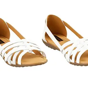 SHOENEED'S Casual Comfortable Flat Bellies | Stylish Latest Ballet Flats | Comfortable Stylish Designer Daily | Walk | Ballerinas | Formal | Casual Shoes for Women | Flat Sandals Slippers White