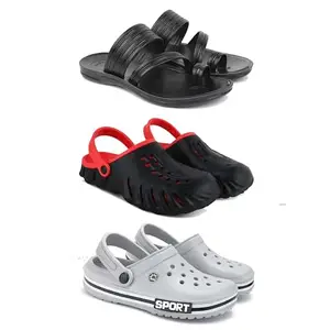 DRACKFOOT Men's Sandals | Lightweight Wear| Stylish & Easy to Wear For Men's GR-SAN-(3-COMBO)-3152-3148-3016-8