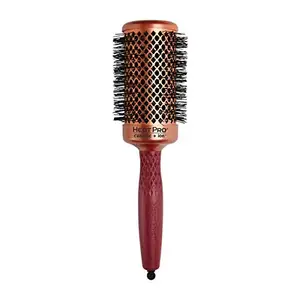 Heat Pro Thermal Brush 52 mm by Olivia Garden – Round Brush, Extreme High Heat Resistant Nylgard Bristles, Copper Ceramic Barrel, Ideal for Blow Drying, Professional Hair Brush