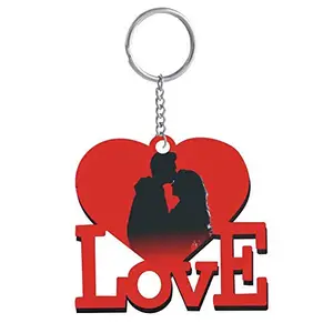 Family Shoping Valentine Day Gift for Girlfriend Love Keychain Keyring