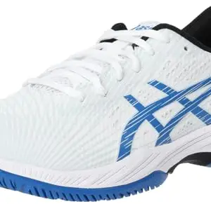 ASICS Mens Gel-Game 9 White/Tuna Blue Tennis Shoe - 6 UK (1041A337.103)