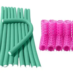 GLAMEZONE Hair roller With Hair Curler With Roller Hair Curler Hair Curler (Multicolor)