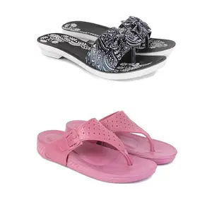 Women's Sandals | Lightweight Wear| Stylish & Easy to Wear For Women'S GP-SAN-(2-COMBO)-1967-1984-8-EURO-39