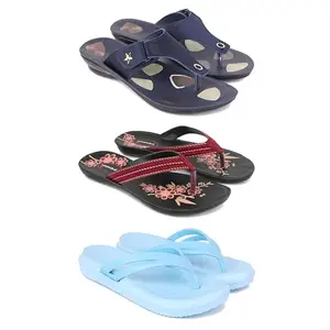 Women's Comfortable Sandal,Casual Lightweight Sandal for Everyday Wear | TBS-(3-COMBO)-1973-O22-1976-8-EURO-39