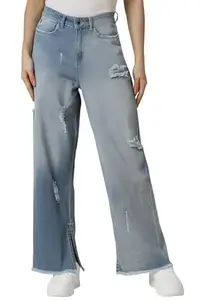 Allen Solly Women's Regular Jeans (AHDNCRXPG76472_Blue