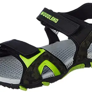 Woodland Men's Black Sandal-6 UK 40 EU (SGD 4245022)