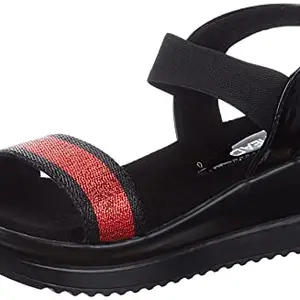 Sole Head Women's 204 Black Outdoor Sandals-7 UK (40 EU) (204BLACK)