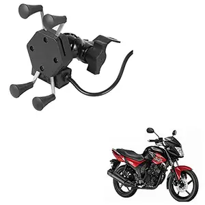 Auto Pearl -Waterproof Motorcycle Bikes Bicycle Handlebar Mount Holder Case(Upto 5.5 inches) for Cell Phone - Yamaha SZ-RR