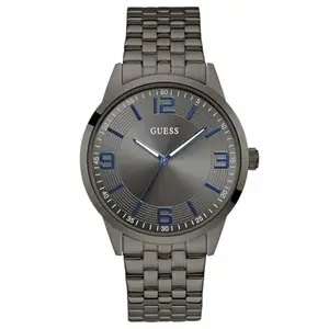GUESS Suited Up Men Gunmetal Round Dial Analog Watch - U1413G3M