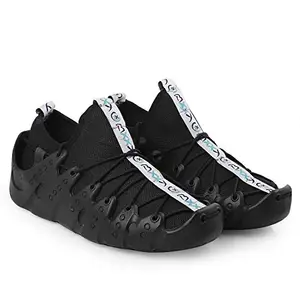 BXXY Men's Latest and Stylish Sports and Running Black Outdoor Shoes. 9 UK