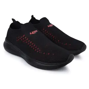 Lancer Mens DRAGONSTAR-11-FBLK-RED Black Running Shoe