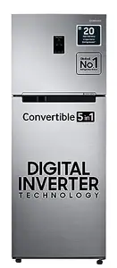 Samsung 385L 2 Star Inverter Frost-Free Convertible 5 In 1 Double Door Refrigerator (RT42C5532S8/HL,Elegant Inox 2023 Model)