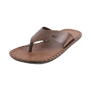 Metro Men's Tan Slippers - 5 UK (39 EU) (16-135)
