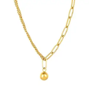 MYKI Glorious Anti Tarnish Stainless Steel Necklace For Women & Girls