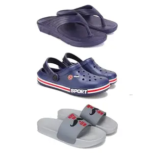 Men's Sandals | Lightweight Wear| Stylish & Easy to Wear For Men's PCV-SAN-(3-COMBO)-3153-3015-1590-7