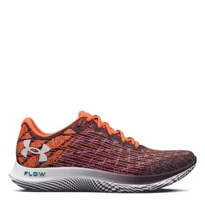 Under Armour UA Flow Velociti Wind 2 Men's Running Shoes, Tux Purple/Orange Blast, 12