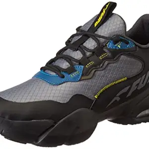 FURO Lt.Grey/Black Running Shoes for Men R1047 047