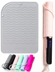 ANGENIL Silicone Heat Resistant Mat for Curling Tongs & Hair Straighteners, 23cm x 17 cm
