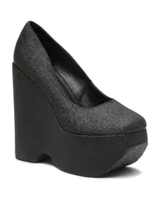 Flat n Heels Womens Black Sandals FnH BR293-BK