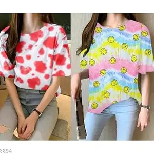 Trendy Women’s T-Shirt – Soft, Stylish, and Comfortable Tee for Everyday Fashion and Casual Wear Design No SH-P3281-S