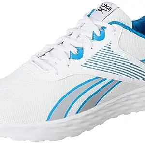 Reebok Men's Premier Run M White/Light Solid Grey/Horizon Blue 11 Running Shoe, 10 UK