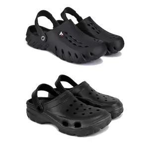 DRACKFOOT Men's Sandals Clogs| Lightweight Wear| Stylish & Easy to Wear For Men'S GRT-SAN-(2-COMBO)-3144-3123-6