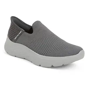 Aqualite Casual Shoes for Men | Lightweight Breathable Shoes for Man Casual | Comfortable Mens Casual Shoes | Stylish Mesh Slip-On Men Casual Shoes with Foam & EVA Sole Dark Grey Size-6