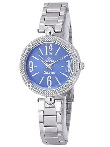 dlx hmt Stainless Steel Strap Analog Wrist Watch for Women and Girls, Quartz Wrist Watch (Silver)