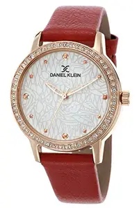 Daniel Klein Analog Silver Dial Women's Watch-DK.1.12498-6