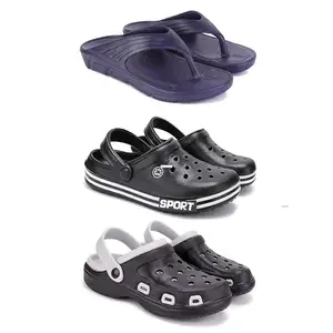 DRACKFOOT Men's Sandals | Lightweight Wear| Stylish & Easy to Wear For Men'S GRT-SAN-(3-COMBO)-3153-3014-3018-7