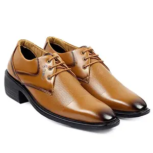 Yuvrato Baxi Men's Tan Uniform Dress Shoe (717YUV-Tan-9)