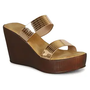 RIGHT STEPS Women's Wedges Heel Sandal ROSE GOLD_38
