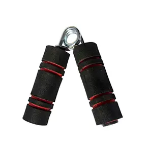 SHRRLY Hand Grip for Men and Women (Foam) (RED Black)
