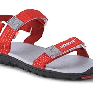 SPARX womens SS 414 | Latest, Daily Use, Stylish Floaters | Red Sport Sandal - 4 UK (SS 414)