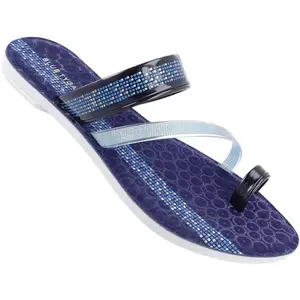 WALKAROO BLUE TYGA BT2303 Womens Sandals Dailywear and Regular use For Indoor & Outdoor - Blue