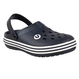 URJO Navy White Clog (Men_Skipper), 6 UK (Pack of 1)