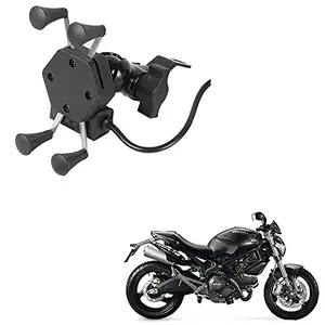 Auto Pearl -Waterproof Motorcycle Bikes Bicycle Handlebar Mount Holder Case(Upto 5.5 inches) for Cell Phone - Ducati Monster 795 S2R