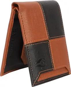 Rawna Reach Men Travel, Casual, Trendy, Formal Brown, Black Artificial Leather Wallet (6 Card Slots)