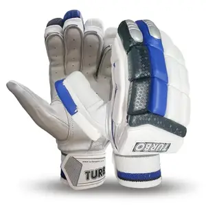 M Turbo Tauren Leather Cricket Batting Gloves for Mens, Size - Mens