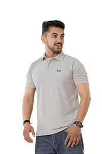Men's Cotton Half Sleeve Soild Casual Regular Fit T-Shirt