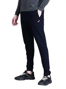 CROCODILE Men Solid Ankle Length Joggers | Single Jersey Cotton | Drawstring Waist | 3 Pockets