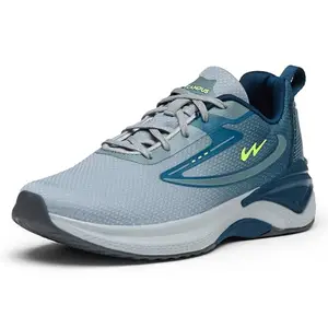 Campus Men's Vesper L.Gry/M.BLU Running Shoes - 9UK/India 1Pair