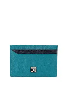 Da Milano Leather Card Holder for Men & for Women - Teal