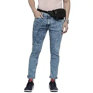 The Indian Garage Co Men Slim Fit Solid Mid-Rise Stretchable Jeans