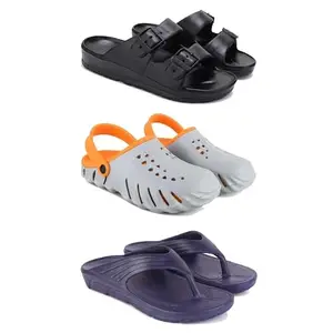 DRACKFOOT sandal for Men's,slip-ons,quality casaul sandals for Men's GR-SAN-(3-COMBO)-3115-3150-3153-10