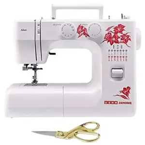 Allure DLX Automatic Zig-Zag Electric Sewing Machine With 21 Stitch Function (White)