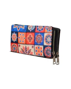 Wiselyy Purse for Women New leatest Design with rajisthani Print Hand Wallet for Women