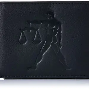 Justrack Men Dark Black Color Genuine Leather Purse (LWM00187-JT_7)