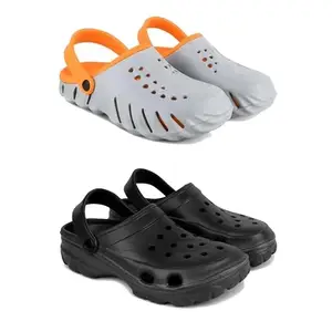 Men's Sandals Clogs| Lightweight Wear| Stylish & Easy to Wear For Men's GRP-SAN-(2-COMBO)-3150-3123-6