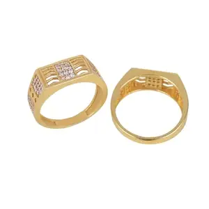 Stylish Men's Designer Ring Diamond Gold Ring For Men Ring/Gold Ring||JEWELRYRING-46-24